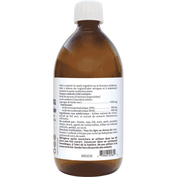 Oméga 3 Sauvage 4500 AEP900/ADH600 Citron Vitazan Professional/ 200 ml – Image 2