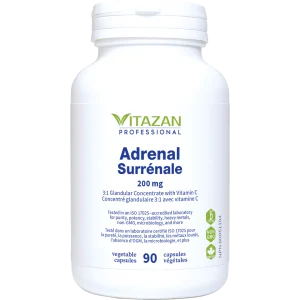Adrenal Surrénale avec Vitamine C Vitazan Professional / 90 capsules