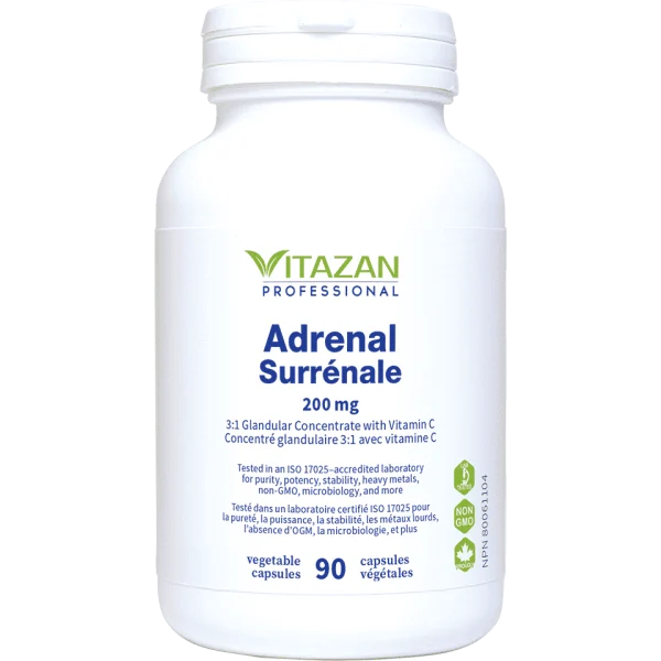 Adrenal Surrénale avec Vitamine C Vitazan Professional / 90 capsules