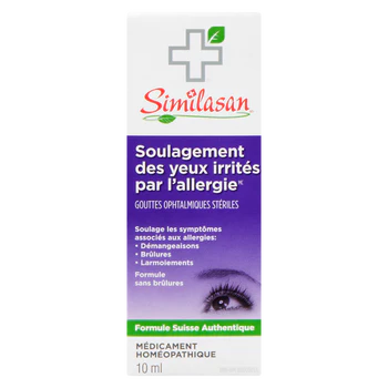 Gouttes Oculaires Stériles pour le Soulagement des Allergies Similasan / 10 ml
