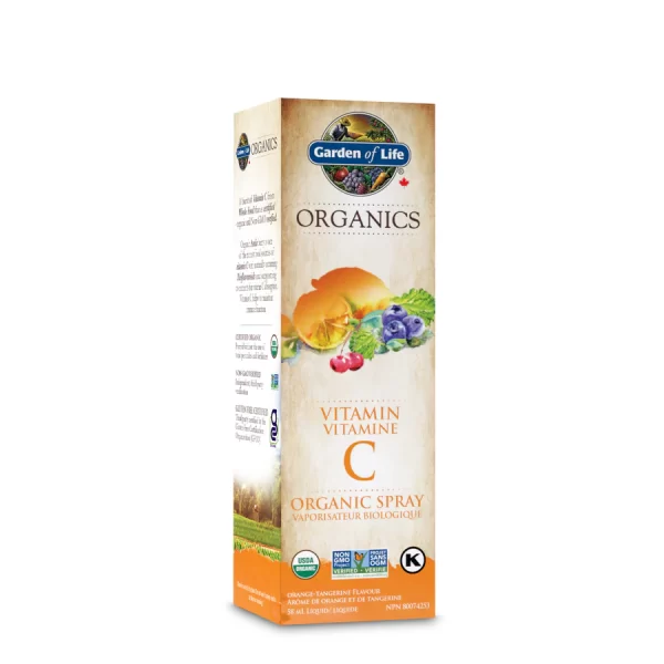 Vitamine C Biologique en Spray - Orange Tangerine Garden of Life / 58 ml