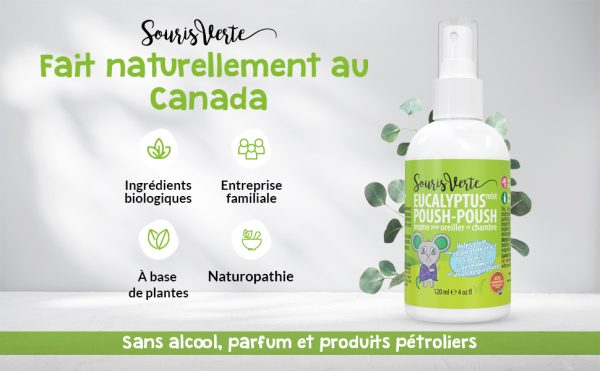 Brume d'Eucalyptus Biologique pour Oreiller et Chambre Souris Verte / 120 ml – Image 2