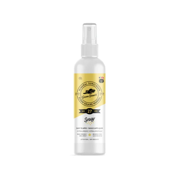 Écran Solaire Minéral - FPS 27 Kids Spray Green Beaver / 90 ml