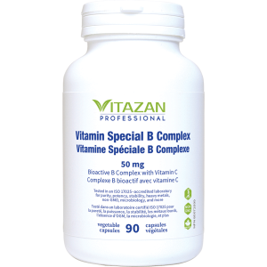 Vitamine Spéciale B Complexe avec Vitamine C Vitazan Professional / 90 capsules