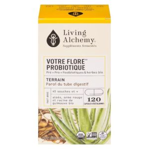 Probiotique Terrain Votre flore® LIVING ALCHEMY / 120 capsules