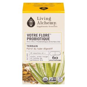 Probiotique Terrain Votre flore® LIVING ALCHEMY / 60 capsules
