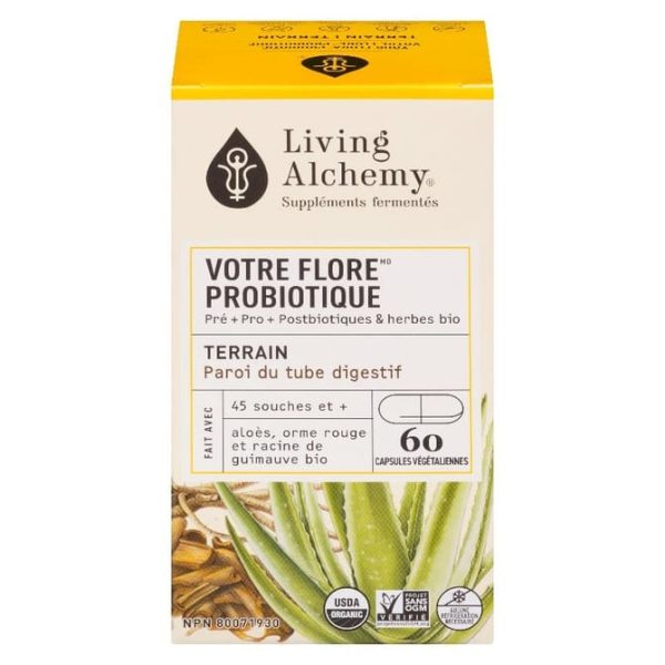 Probiotique Terrain Votre flore® LIVING ALCHEMY / 60 capsules